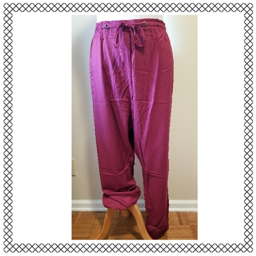 {Capsule By Simply Be} Woven Harem Pants